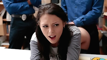 Teen Getting Arrested by Two Mall Officer While Attempting to Steal Merchandise - Lyftersex