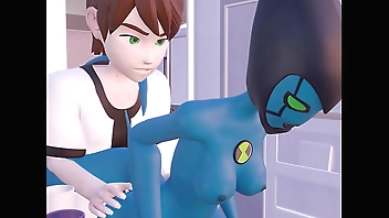 Ben and Gwen 10 fuck fast, extraterrestrial sex