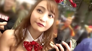 エロ尻プリっと引っさげて渋谷に舞い降りたドエロいバニーちゃん！令和初ハロウィンでくっそエロバニーちゃんとHAPPYワンナイSEX！！