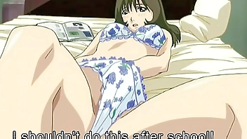 Teacher masturbates after class - Hentai