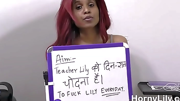 Horny Sex Teacher Giving Lesson How To Suck A Big Black Cock