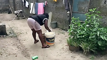 TWO FRIENDS GANGBANG A HOUSE HELP OUTDOOR. A PLAN MAPPED OUT BY THE TWO FRIENDS ON THE GIRL.