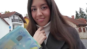 Public Agent Petite Russian Katty West public pick up POV blowjob hardcore fuck with big dick