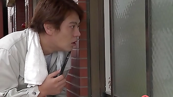 Japanese Yui Misaki masturbates on the bed uncensored.