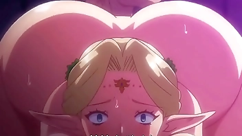 Elfas siendo cogidas en un trio