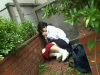 Fucking a Nippon Schoolgirl's Virgin Pussy in a XXX Tokyo Gangbang