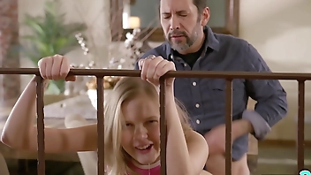 Dude banging a petite teens Coco Lovelock and his asian MILF wifes assholes