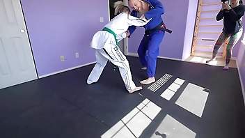 Jiu Jitsu lessons turn into DOMINANT SEX with coach Andy Savage