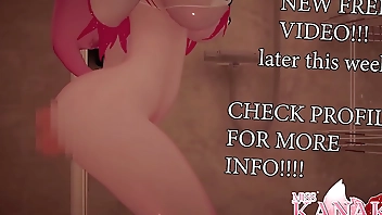 I RIDE this DILDO while you watch me take a SEXY SHOWER!!!!! SEXY VTUBER COTENT!!!!