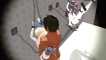 Mirai Akari Tokino Sora Brain Fluid Explosion Girl mmd