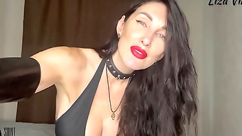 Mistress Liza Virgin humiliates her slave