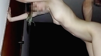 Horny Petite asks me to fuck her hard and she can't stand up from orgasm