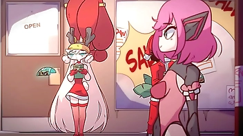 Натягивает рогатую после работы. Автор Diives