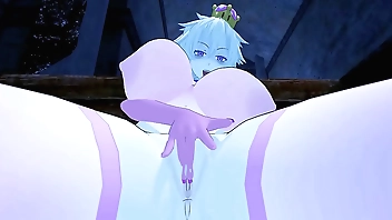 [Марио] Принцесса Буу решела поймать и оттрахать загулявшего мужчину у себя в замке! ~