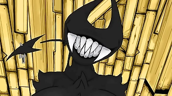 Bendy ink demon porn fuck 3D
