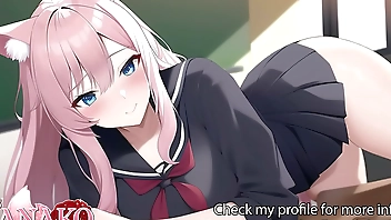 [ASMR Audio & Video] I need to stay after for SEX ED class.... Won't you help me STUDY, I need someone to practice with..... SEXY CATGIRL AUDIO