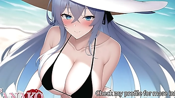 [ASMR Audio & Video] I get so WET and HORNY on are Beach Date!!!! My outfit gets so slippery it CUMS right OFF!!!! VTUBER Roleplay!!