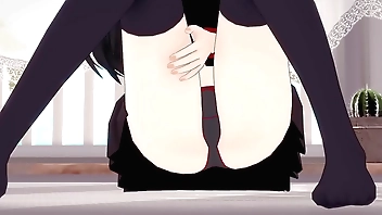 3D Hentai: Saber training with her new master and slave (1/2)