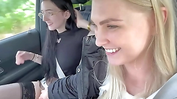 Giving her Drivers Lessons, but i end up fucking her somewhere outdoor in the back of my car