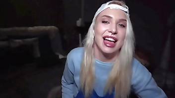 Public Agent Blonde Pizza Delivery girl with BIG NATURAL BOOBS gets her wet pussy filled