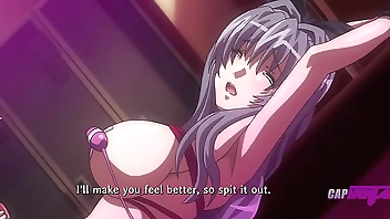 Making A Futa Girl Cum While Tied Up