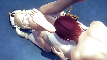 Genshin Impact Hentai - Barbara Hard Sex part 1 - Japanese Asian Manga Anime Film Game Porn