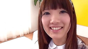 Cute Japanese Teen seduce to First Time Blowjob after intense Clit Play Orgasm