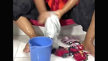 Bathroom Cute girl shower  pussy girl fingering