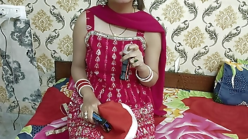 Desi Hindi Fucking with my devar ji on Christmas Night hindi voice