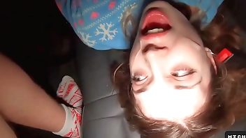WOW! Christmas Miracle!- In Christmas Real Fan Fuck Pornstar in Car - POV - Michael Frost and MihaNika69