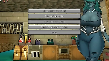 HornyCraft [ Parody Hentai game PornPlay ] Ep.32 the haze demon girl is a sexy femdom striptease