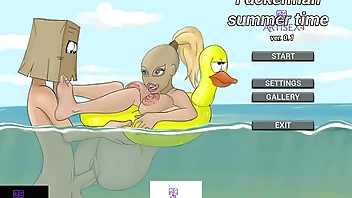 Fuckerman summer time porn game, fuckerwomen is on ship with gorgeous girls and fuckerwomen fucking them all