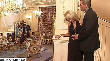 Swinger foursome and anal sex in a castle