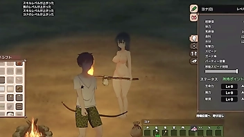 【Mad Island】実況プレイ #1-1  島で露出する主人公達のサバイバルゲーム 序盤の目標