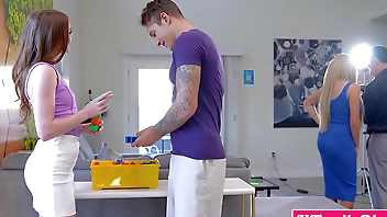 New stepsister to be Mya Moans is a lot of fun big dick stepbro finds out