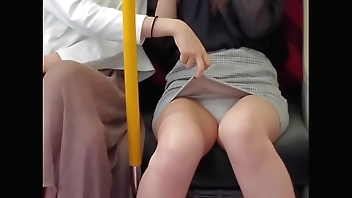 Japanese Cuties Teasing You On A Train