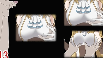 HGame-雪拉和三神器-13~旅館的色情兼差!在小窗口露出胸部任人摸!