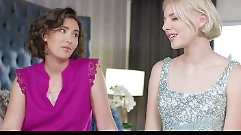 My tailer of prom dress is a super hot lesbian, I must taste her! - Casey Calvert and Lena Anderson