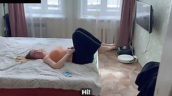 My step dad's girlfriend is either a complete idiot or she wanted me to fuck her!!