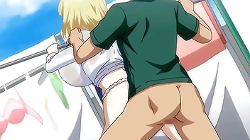 Busty Blonde Wife Creampied While Husband Out [ HENTAI ]