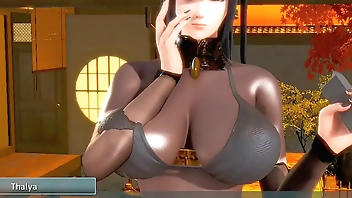 Hentai 3D ( HS27) - Arab queen big boob and silver man