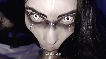 Bruja come hombres es captada en camara