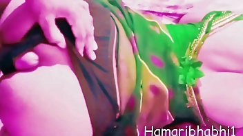 Big ass bhabhi banged in hot green saree.