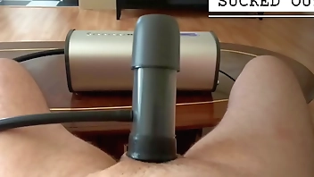 New Cock Milking Machine VacuGlide while Mommy doesn’t see (by AutoBlow)
