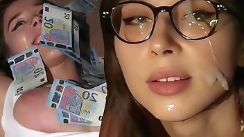 Desperate Student Attempts Crazy Cum Challenge - CASH 4 CUM