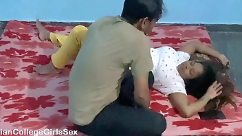 Mature Indian Aunty With Big Belly Having Sex On Floor In Rented Room