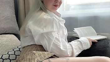 милая студентка сделала минет