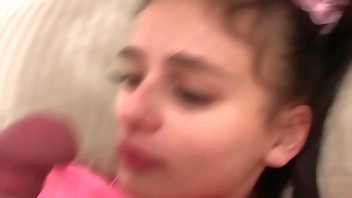 stepsister lay down to rest and I already put my dick in her little ass