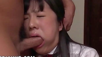 Horny school-girl Yusa Minami gives her torrid Japanese teacher a red-hot blowage - this JAV is assured to get you going!