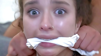 WE ALMOST BROKE HER - Barely Legal Teen Turned Into A Cum Licking Whore